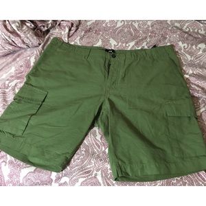 Olive Green cargo style H&M shorts size 42R